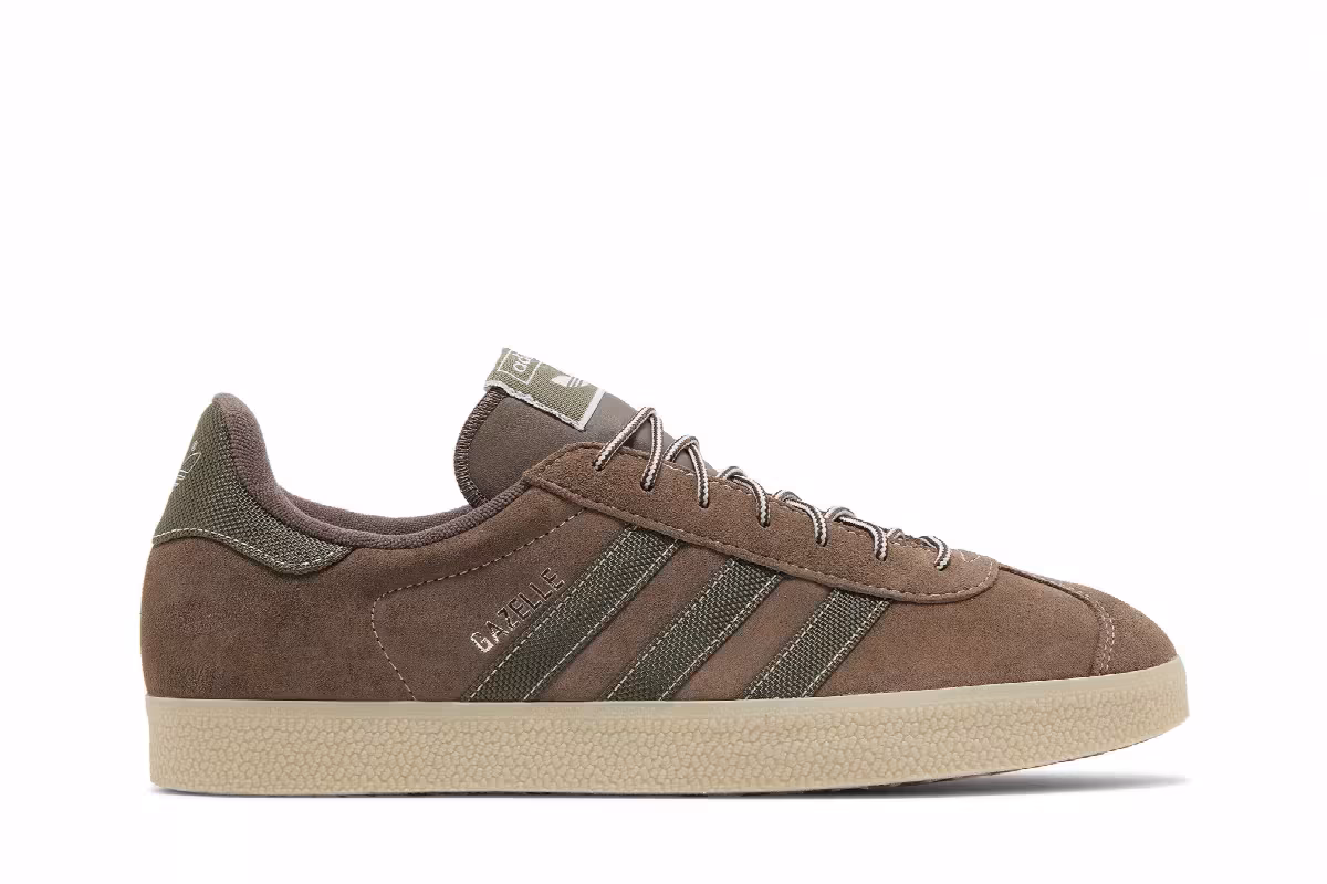 Adidas Gazelle Earth Strata Olive, view 2