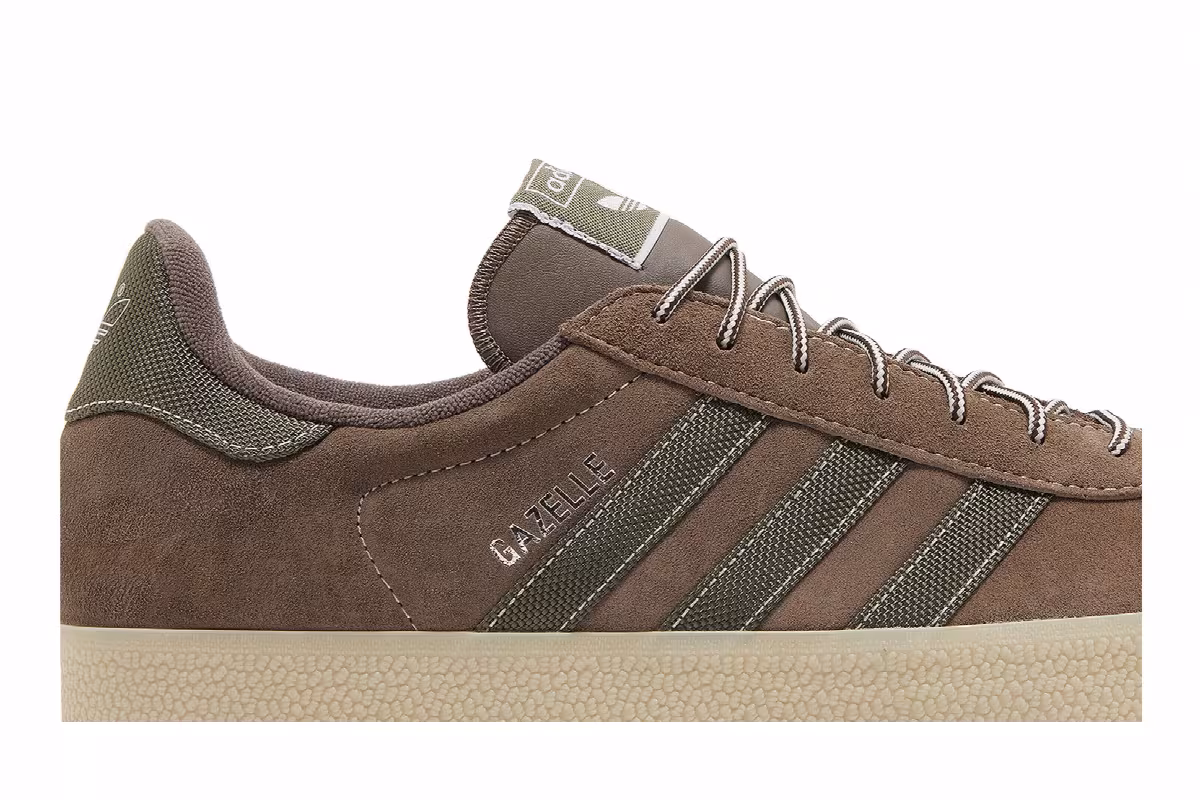 Adidas Gazelle Earth Strata Olive, view 3