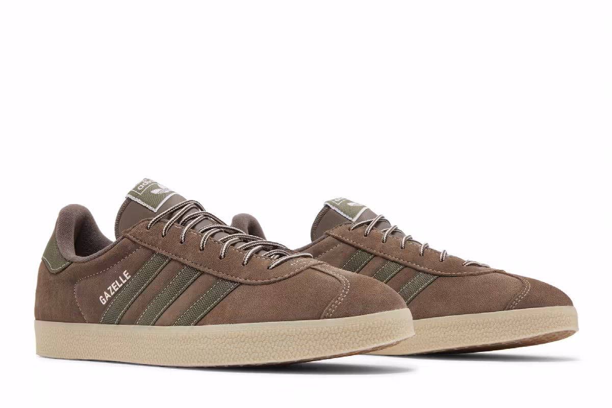 Adidas Gazelle Earth Strata Olive, view 9