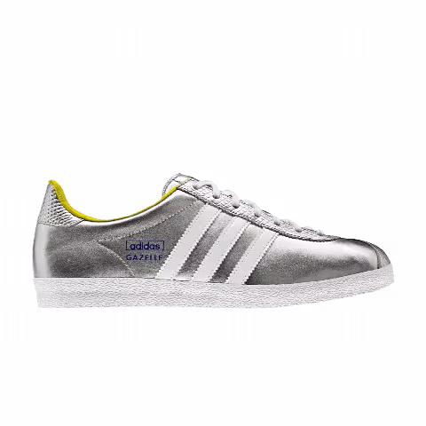 Adidas Gazelle OG 'Silver Metallic Bright Yellow'