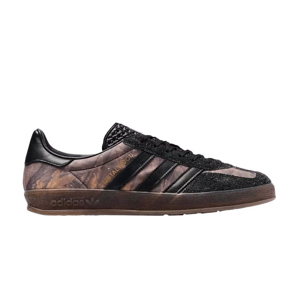 Metalwood Studio x adidas Gazelle Indoor Real Leaf Camo