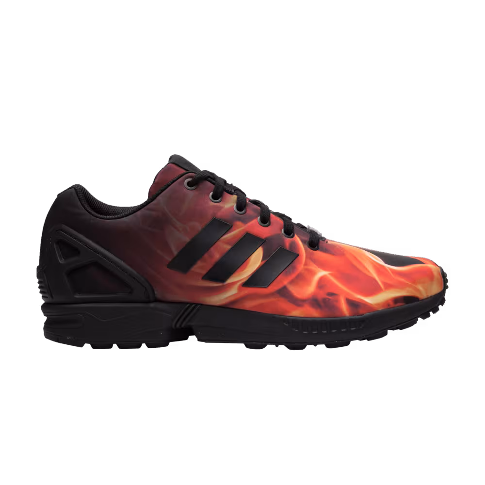 Adidas ZX Flux Black Flames