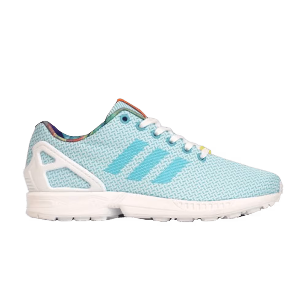 Adidas Women's ZX Flux Weave Pack - Bright Cyan