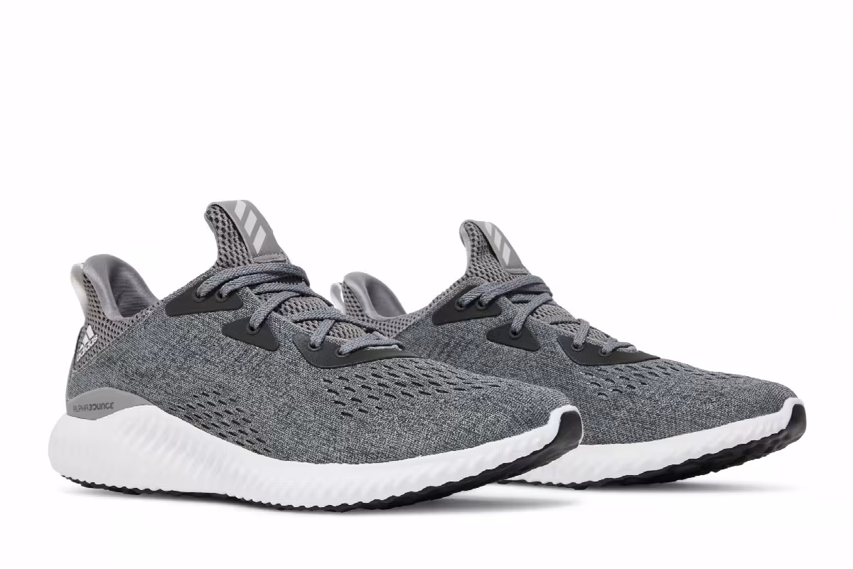 Adidas Alphabounce 1 Triple Grey, view 9