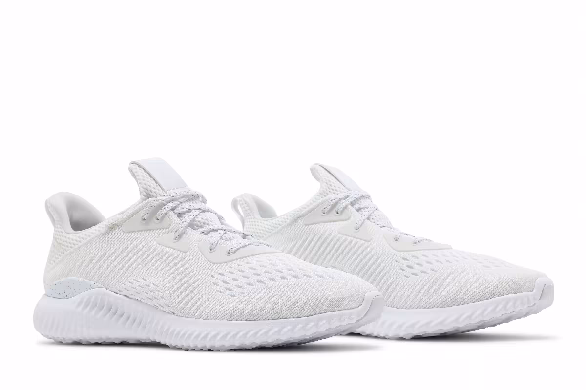 Adidas Alphabounce 1 Triple White, view 9