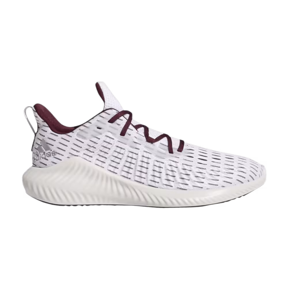 Adidas Alphabounce+ White Maroon