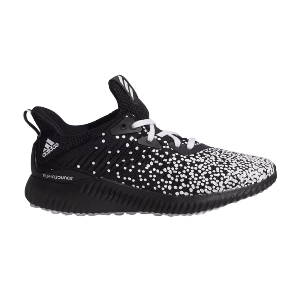 Adidas Alphabounce J Black White