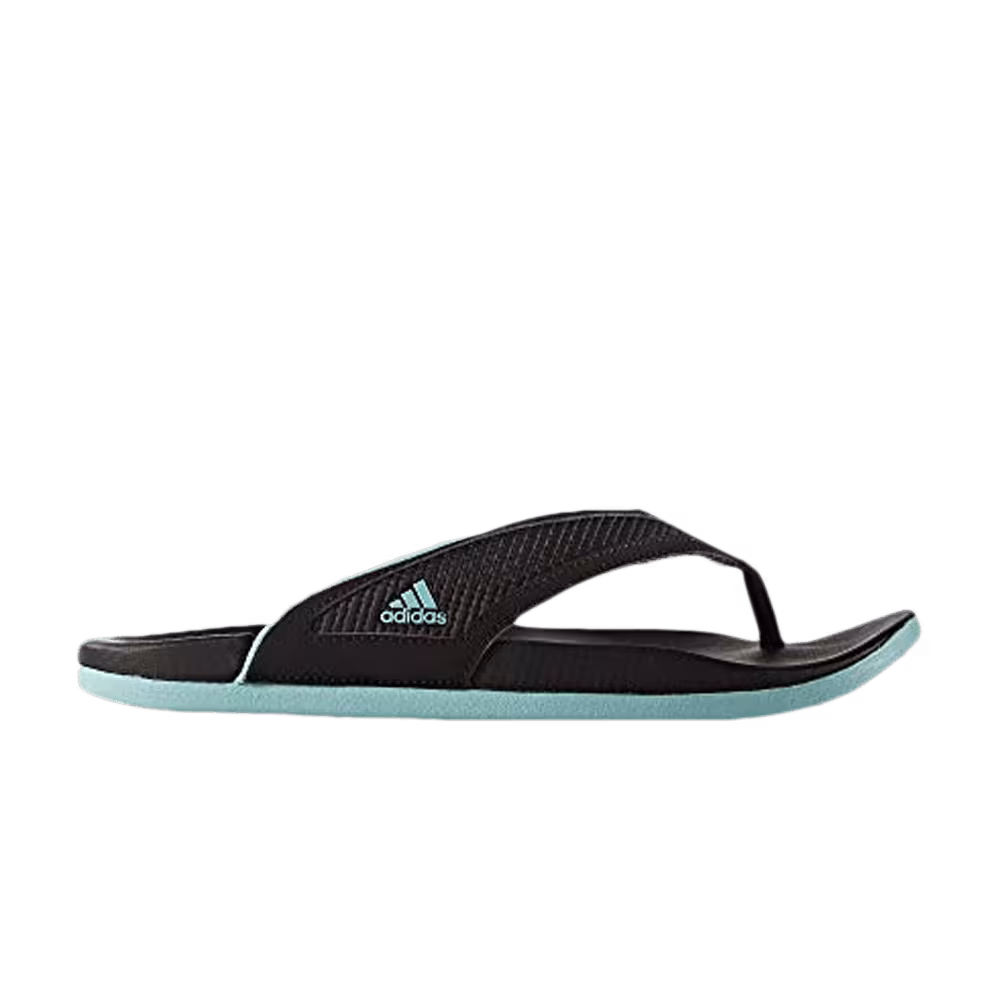 Adidas Women's Adilette Comfort Slide Black Mint