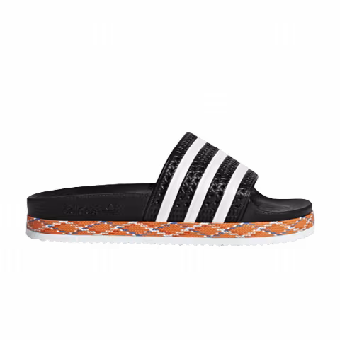 Adidas Adilette New Bold 'Black Orange'