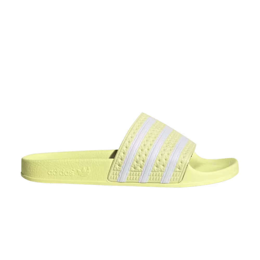 Adidas Women's Adilette Slides Yellow Tint
