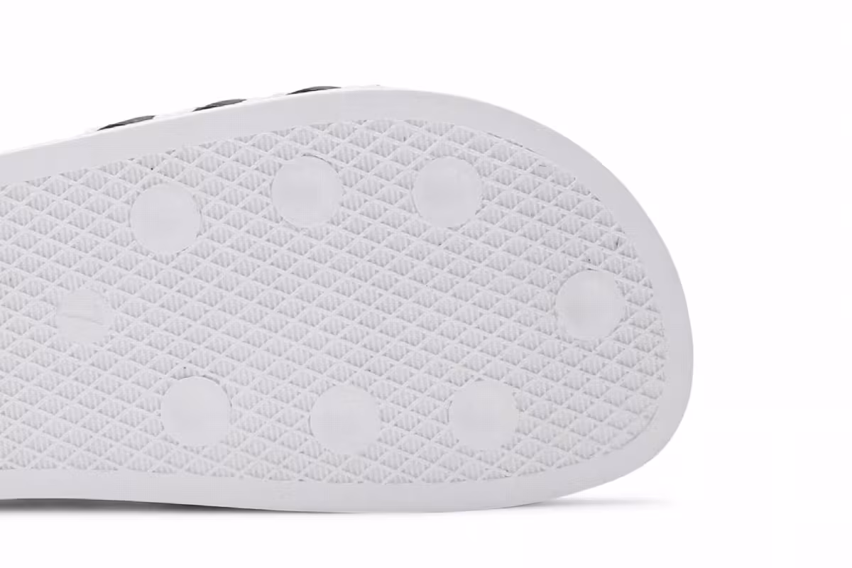 Adidas Women's Adilette Slides White Floral, view 6
