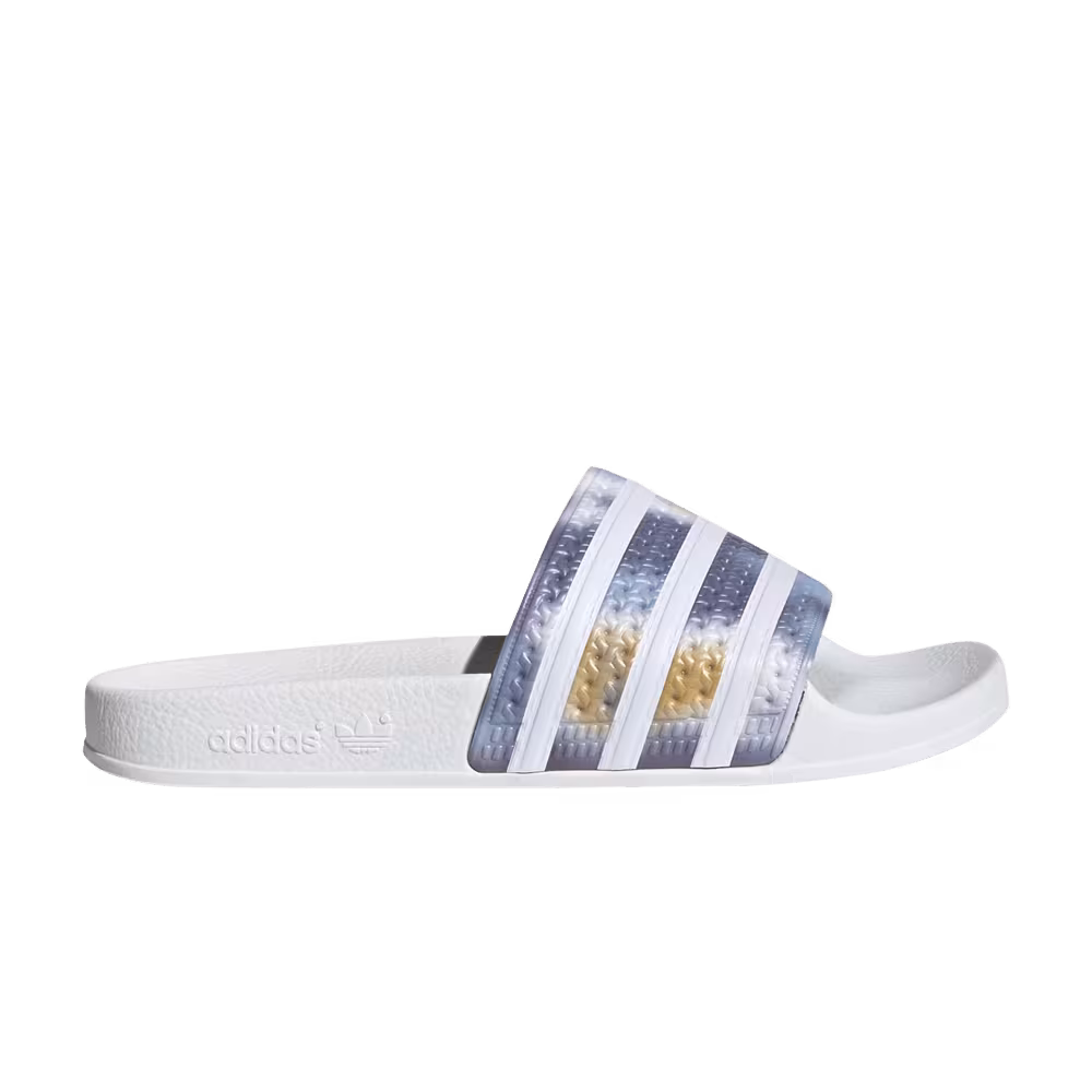 Adidas Women's Adilette Slide Sonic Ink Tie Dye