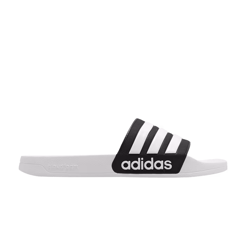Adidas Adilette Shower Slide White Black