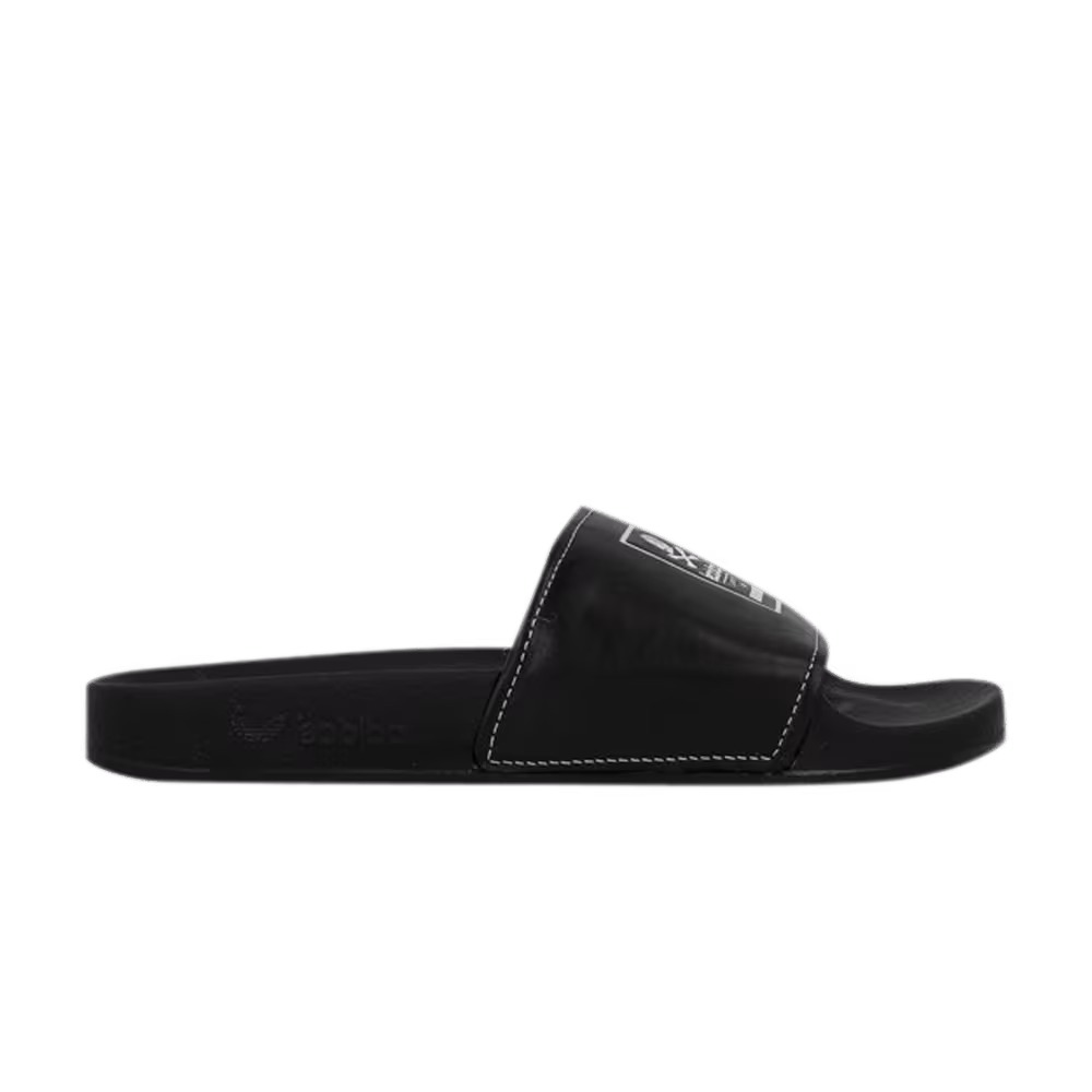 Neighborhood x adidas Adilette Black