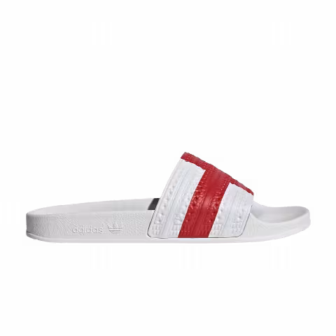 Adidas Adilette Slide 'Cloud White Red'