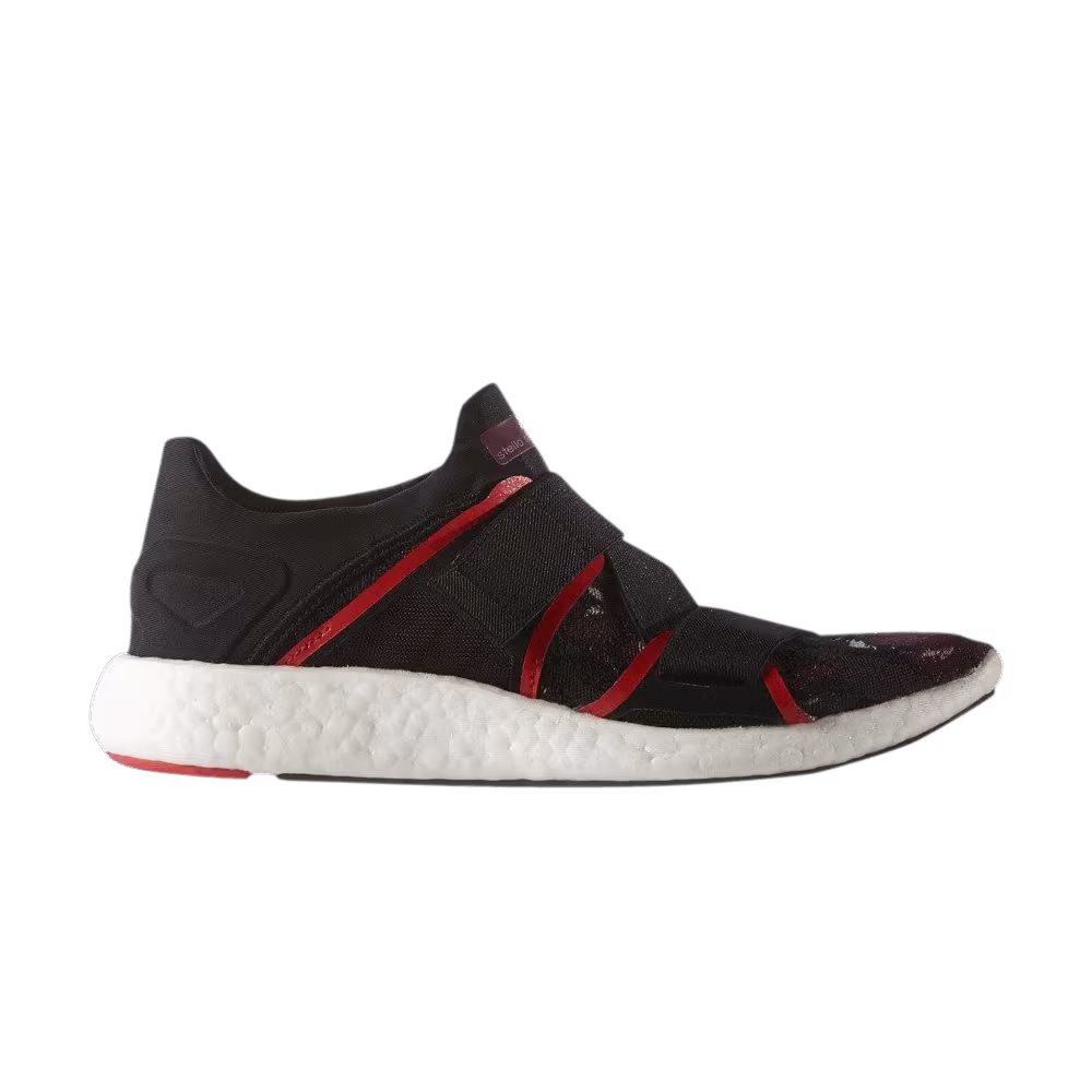 Stella McCartney x adidas Women's PureBoost Black Pomegranite