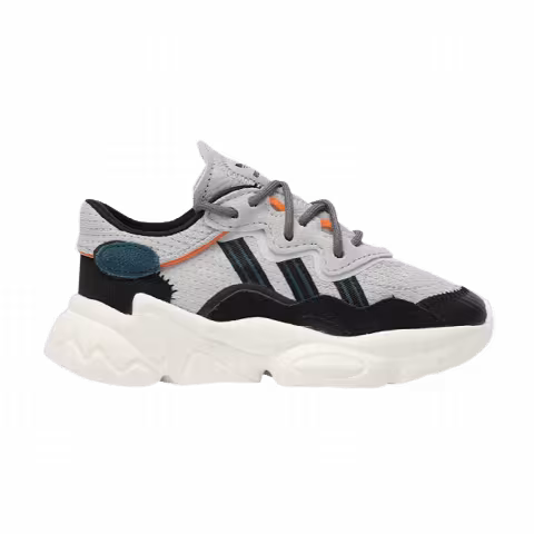 Adidas Ozweego Little Kids 'Grey Utility Green'