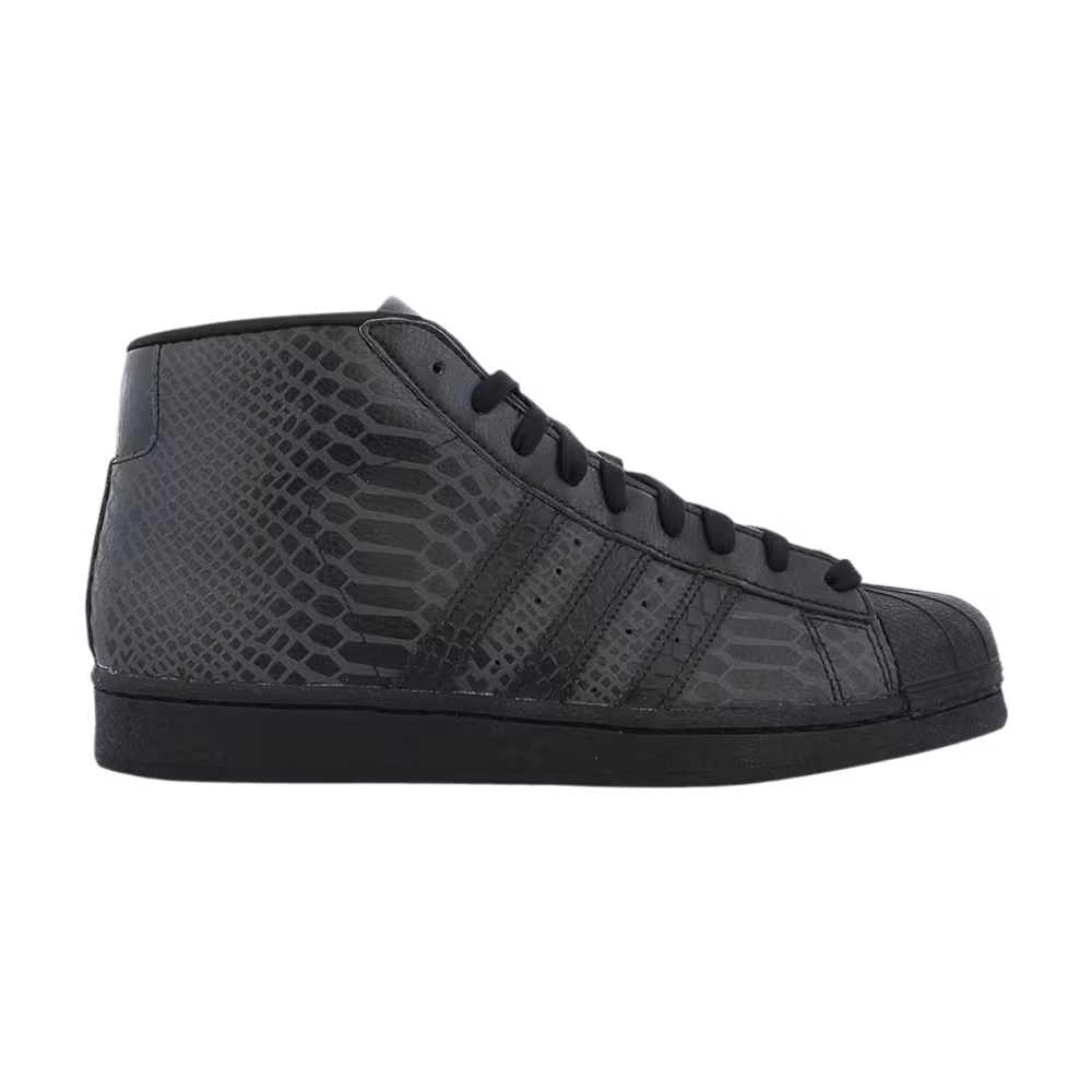 Adidas Pro Model Snakeskin - Triple Black