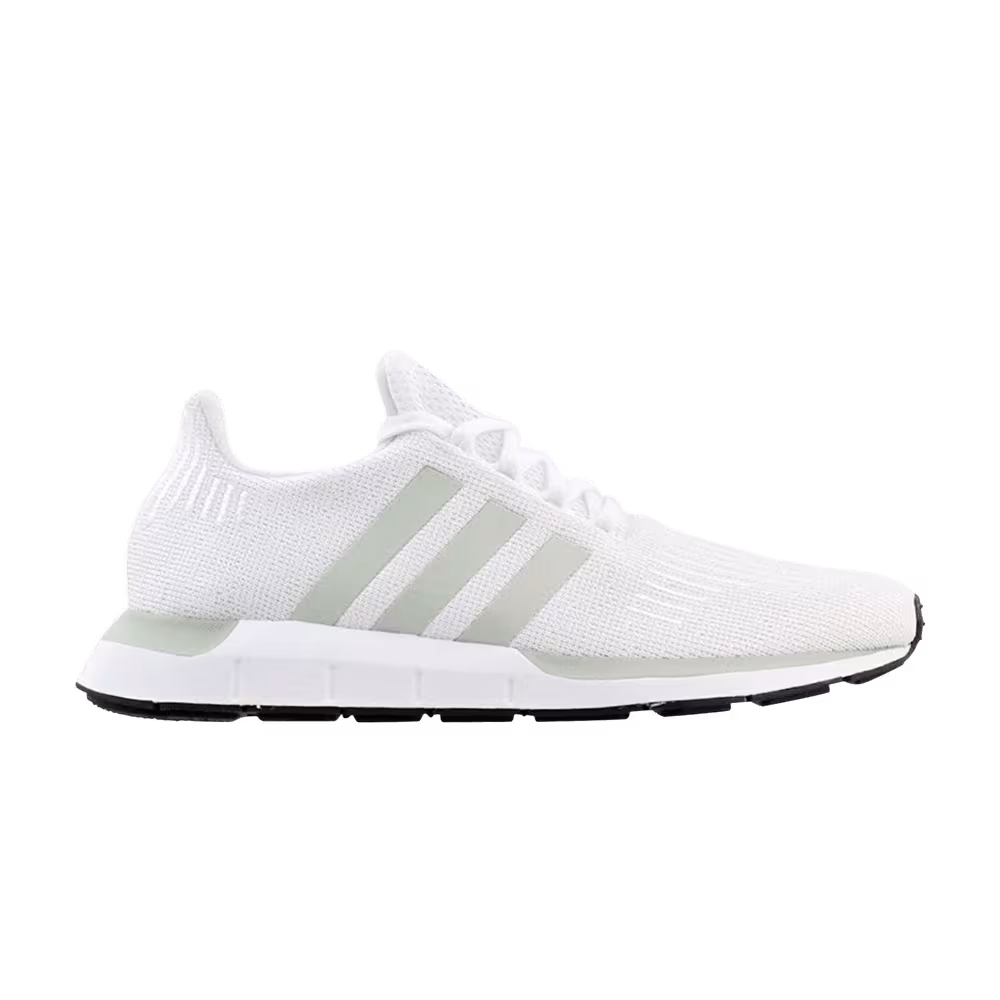 Adidas Women's Swift Run White Linen Green