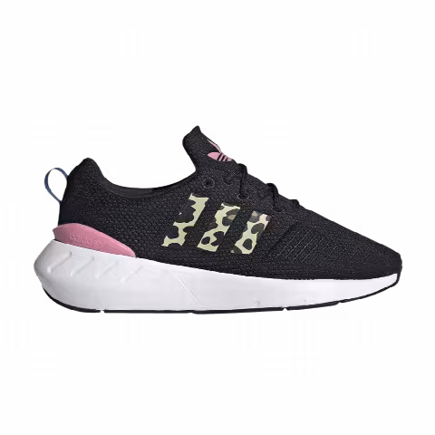 Adidas Swift Run 22 J 'Black Pink Bliss Leopard'