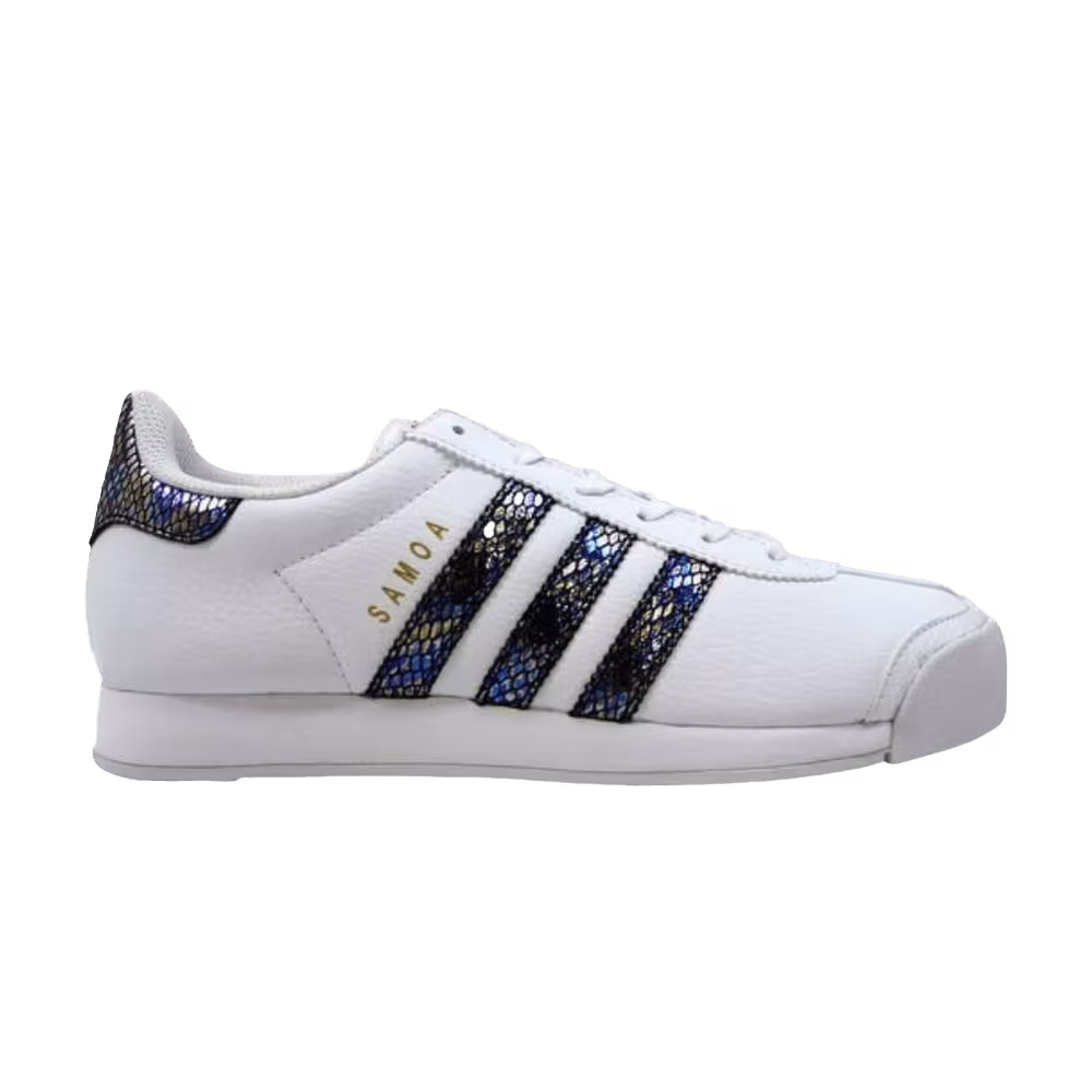Adidas Samoa J White Snakeskin