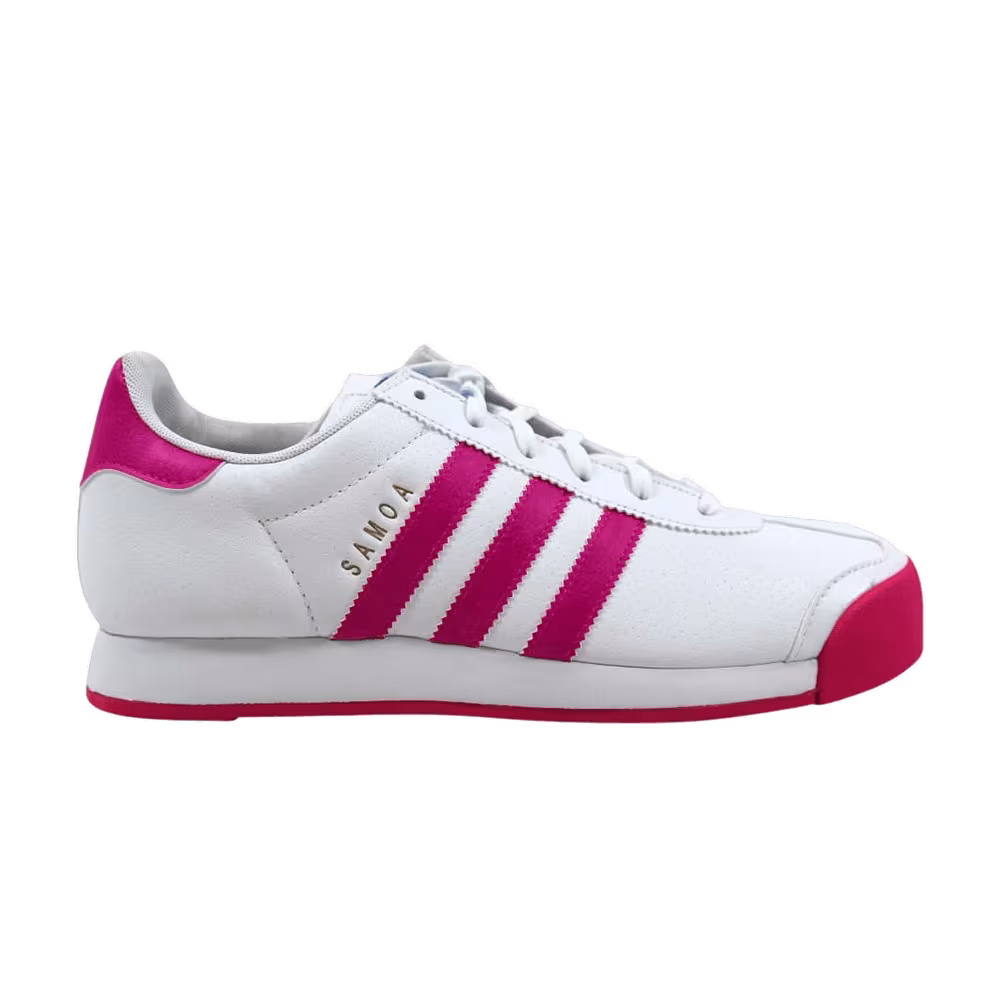 Adidas Samoa Perforated GS White Pink