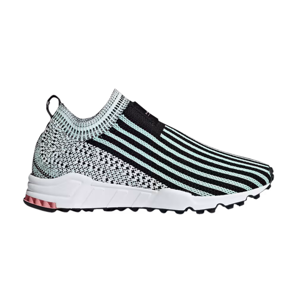 Adidas Women's EQT Support Sock Primeknit Black Clear Mint
