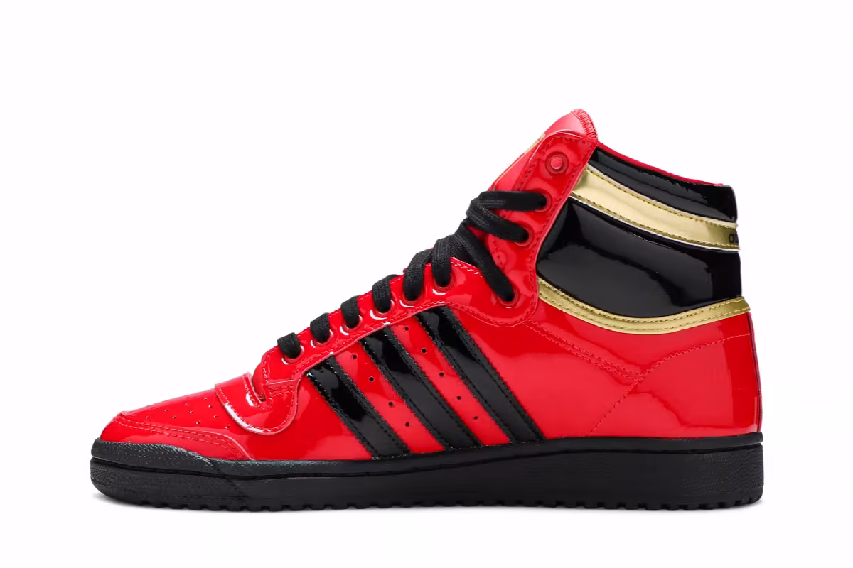 Adidas Top Ten High Scarlet Black, view 4