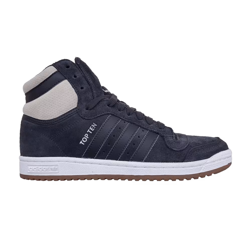 Adidas Top Ten High Solid Grey Gum