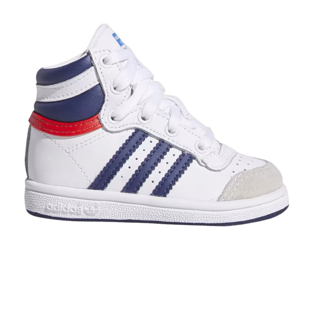 Adidas Top Ten Hi Infant Dark Blue Red