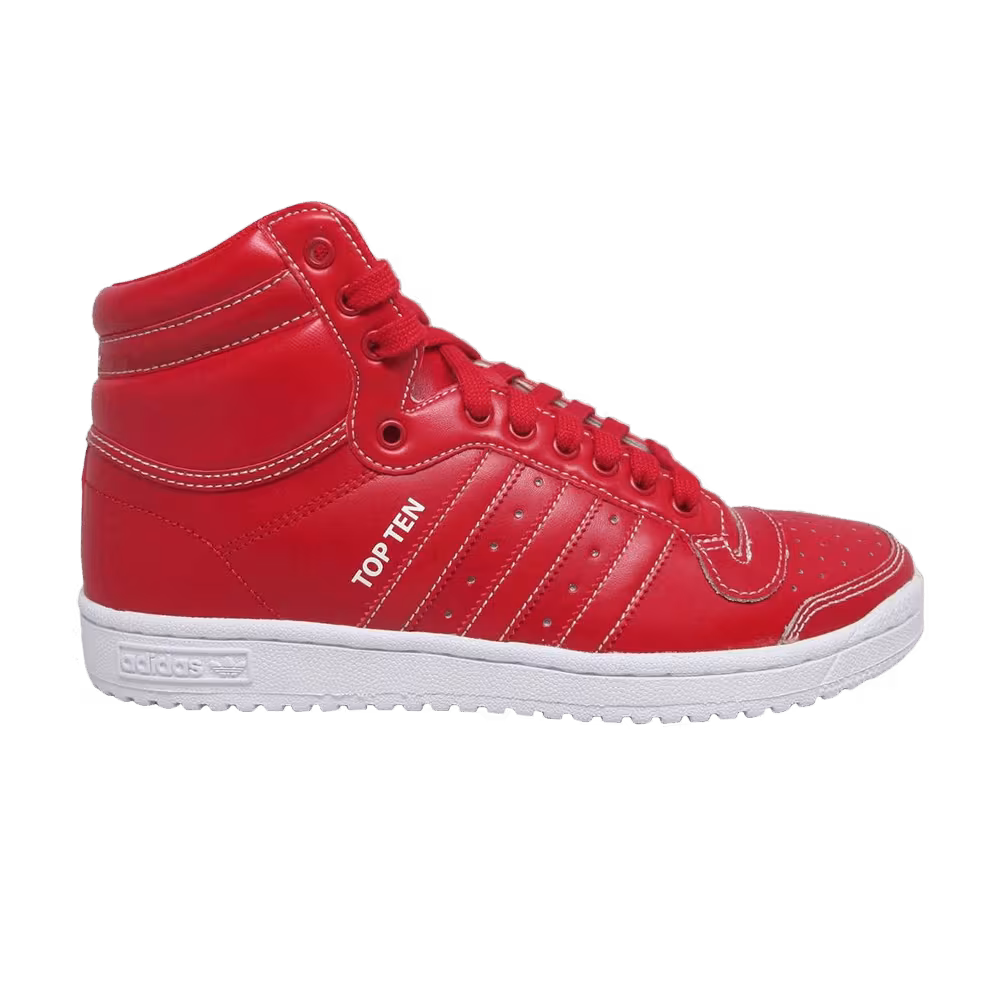 Adidas Top Ten Hi Scarlet Red