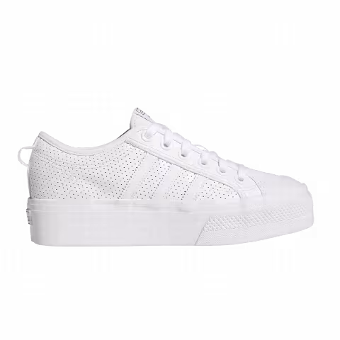 Adidas Wmns Nizza Platform 'Triple White Perforated'