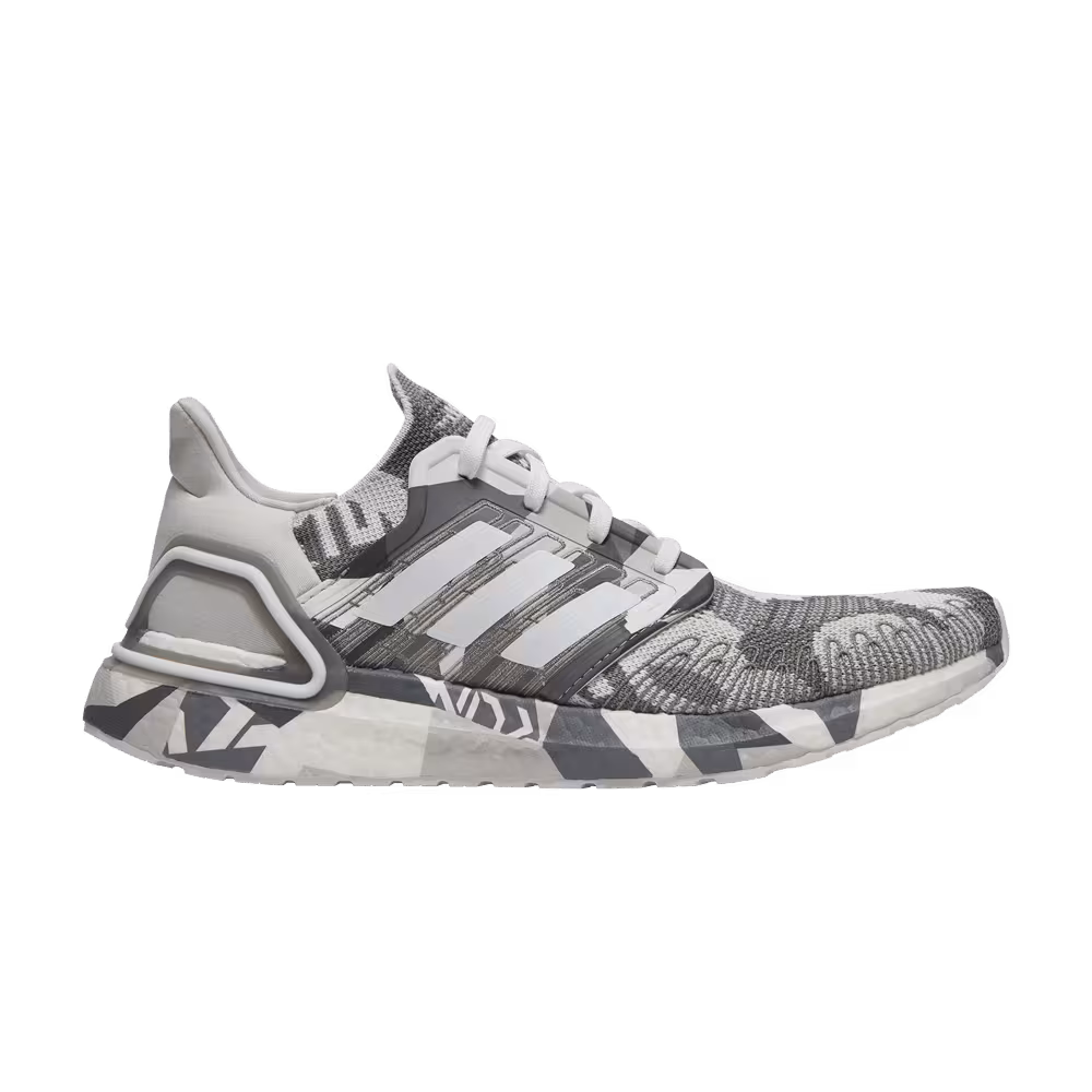 Adidas UltraBoost 20 Monochromatic Graphic - Grey