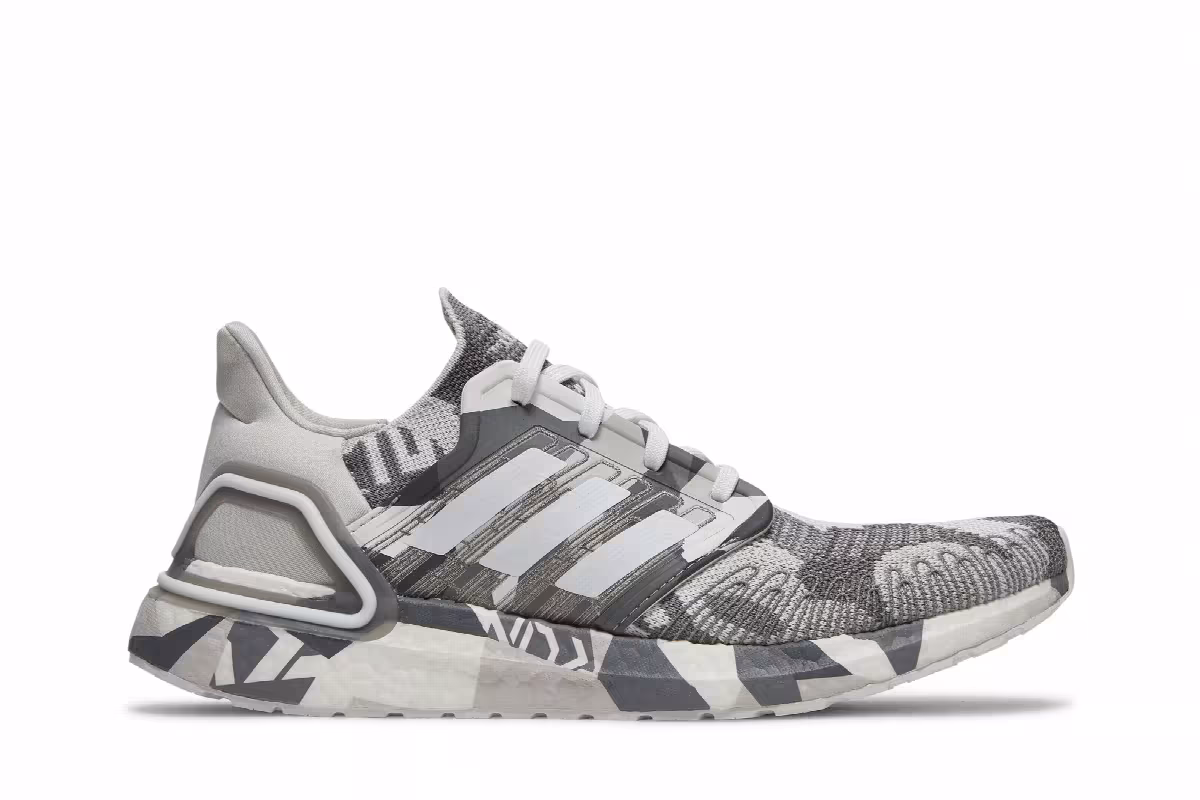 Adidas UltraBoost 20 Monochromatic Graphic - Grey, view 2