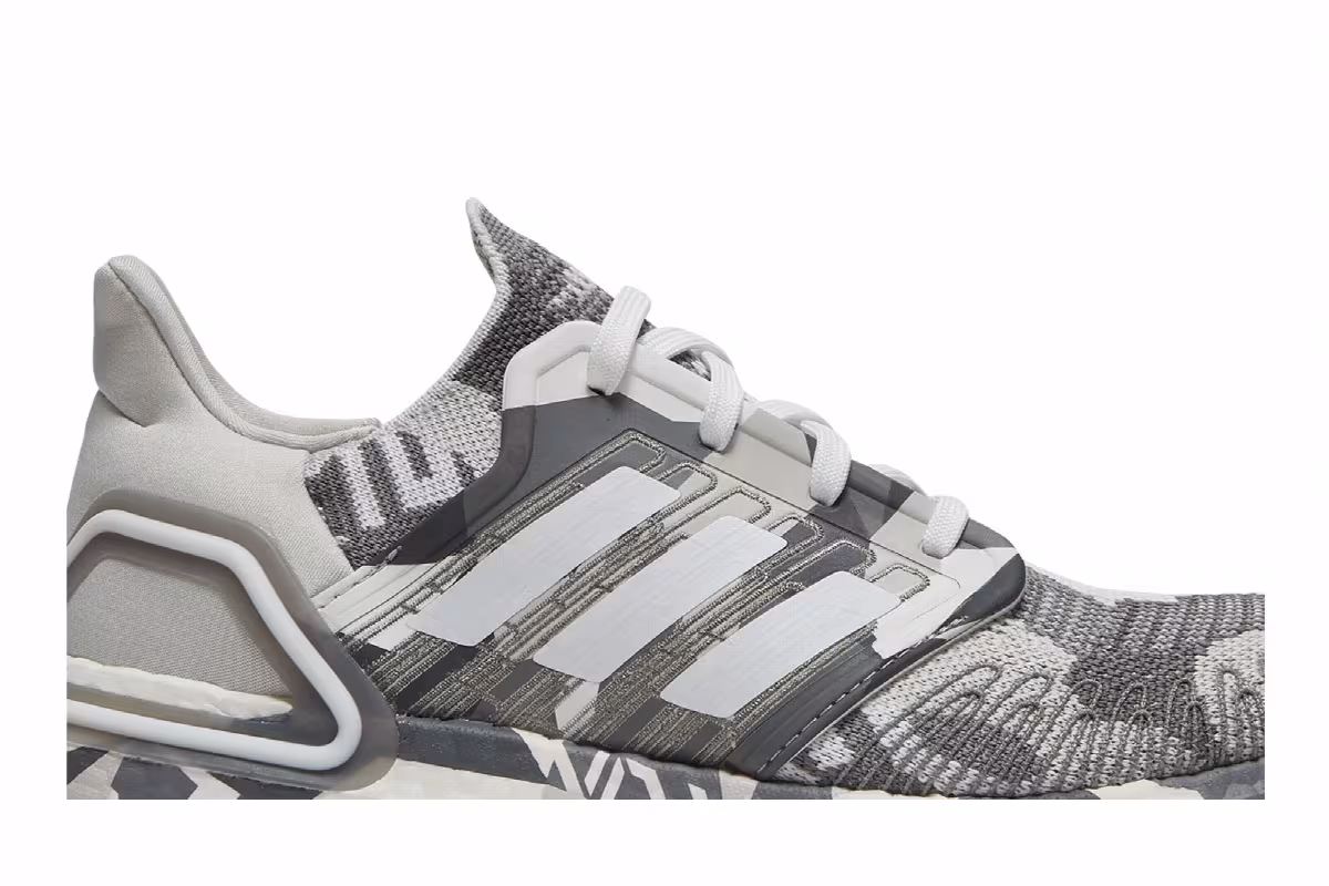 Adidas UltraBoost 20 Monochromatic Graphic - Grey, view 3