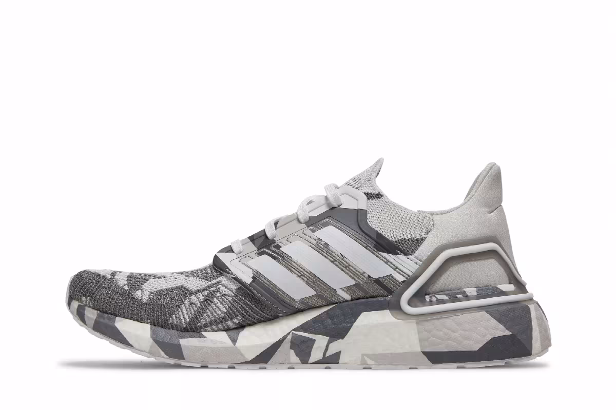 Adidas UltraBoost 20 Monochromatic Graphic - Grey, view 4