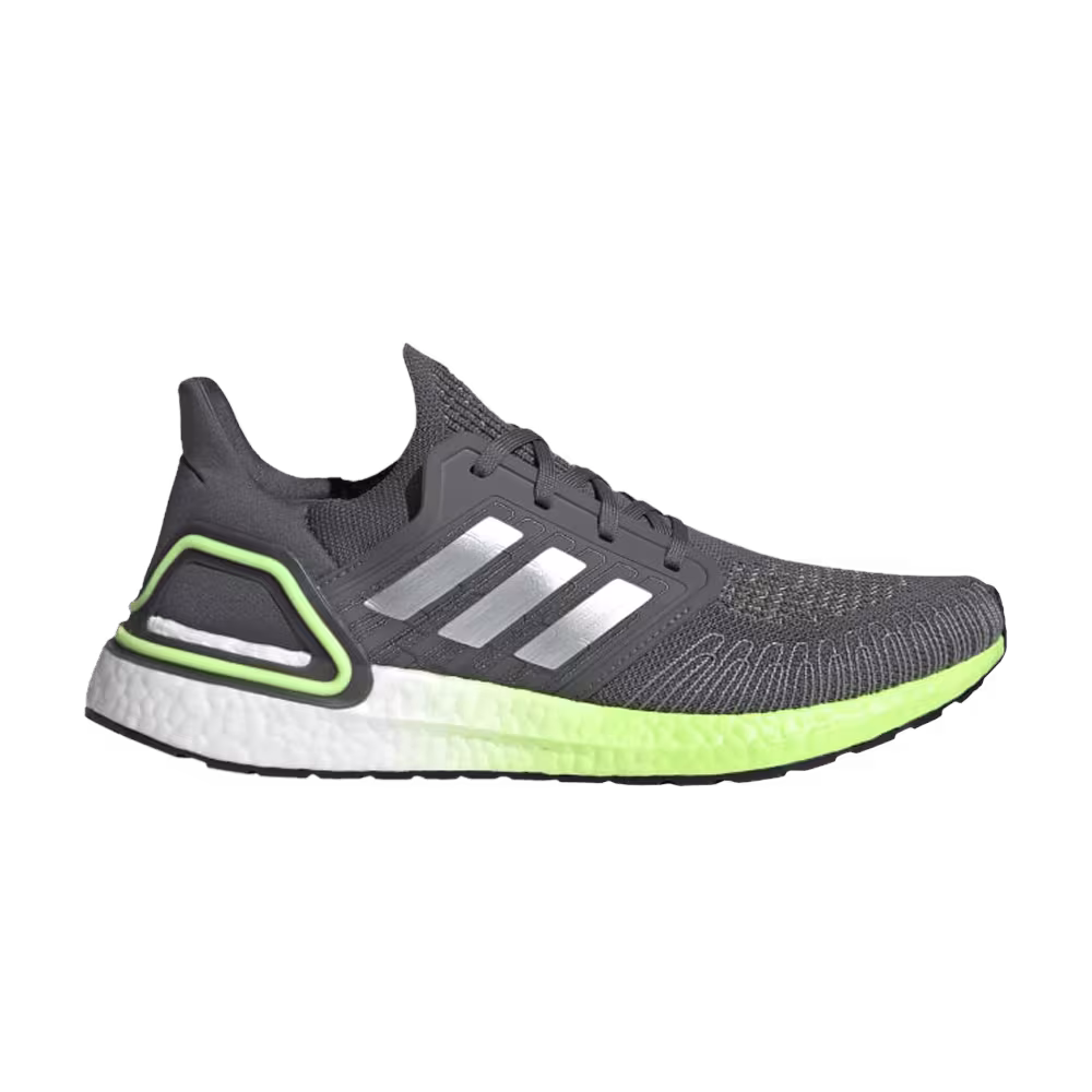 Adidas UltraBoost 20 Grey Signal Green