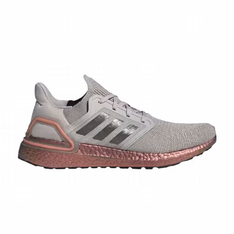 Adidas UltraBoost 20 'Metal Grey Signal Coral' Sample