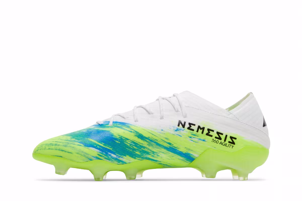 Adidas Nemeziz 19.1 FG Tension Tape - Signal Green, view 4