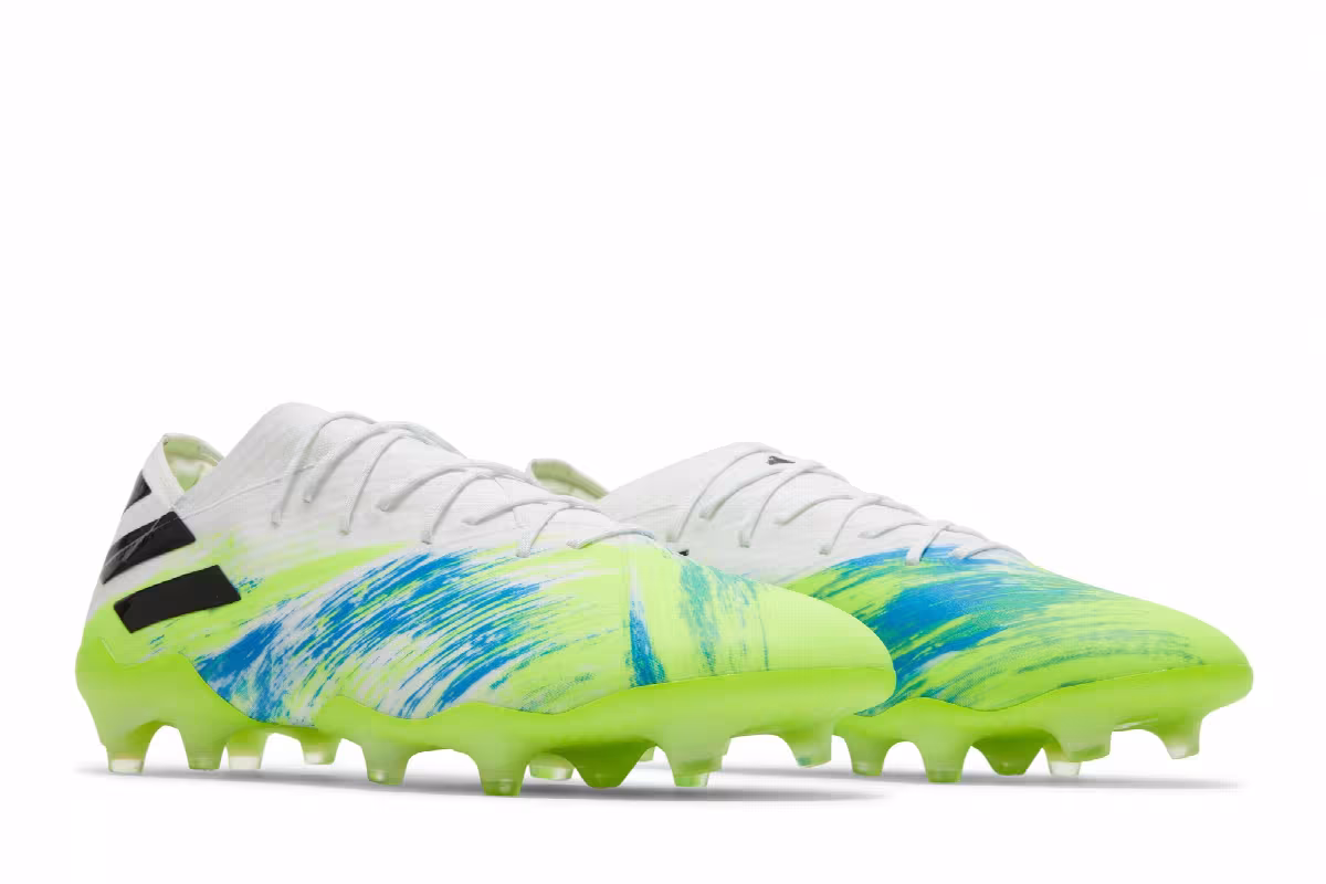 Adidas Nemeziz 19.1 FG Tension Tape - Signal Green, view 9