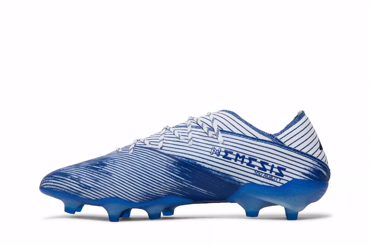Adidas Nemeziz 19.1 FG Cloud White Royal Blue, view 4