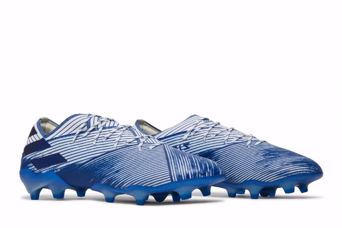 Adidas Nemeziz 19.1 FG Cloud White Royal Blue, view 9