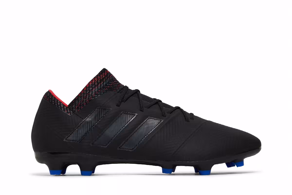 Adidas Nemeziz 18.2 FG Black Football Blue, view 2