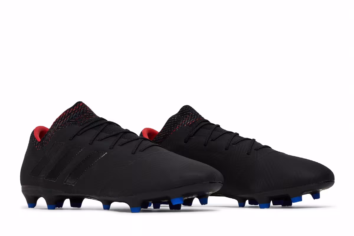 Adidas Nemeziz 18.2 FG Black Football Blue, view 9