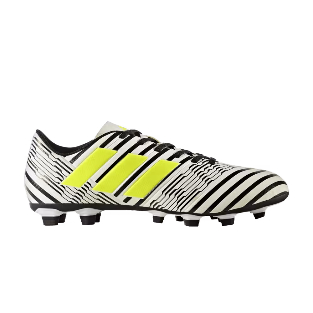 Adidas Nemeziz 17.4 FxG White Black Solar