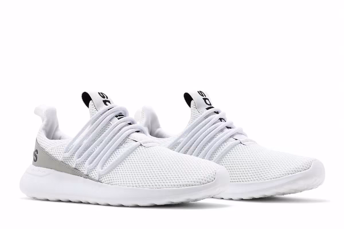 Adidas Lite Racer Adapt 3.0 Wide White Grey, view 9