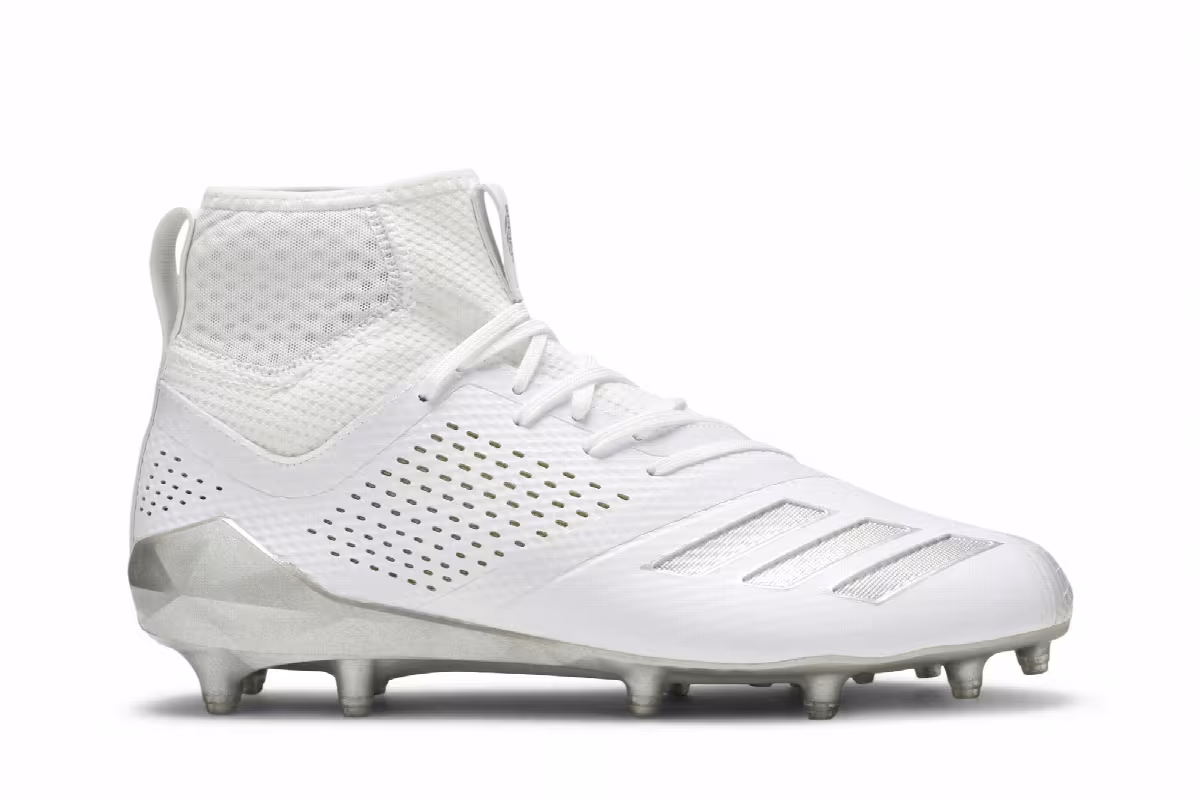 Adidas Adizero 5-Star 7.0 LAX Low White Silver Metallic, view 2