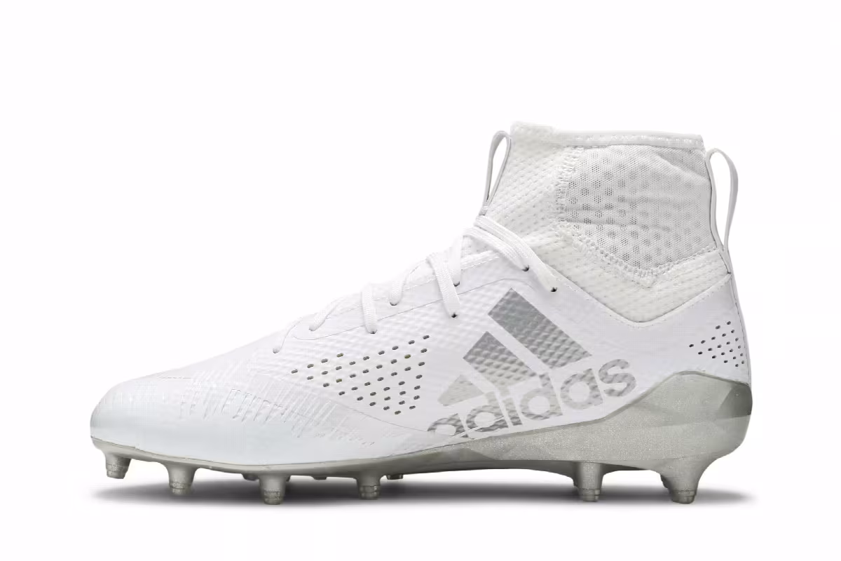 Adidas Adizero 5-Star 7.0 LAX Low White Silver Metallic, view 4