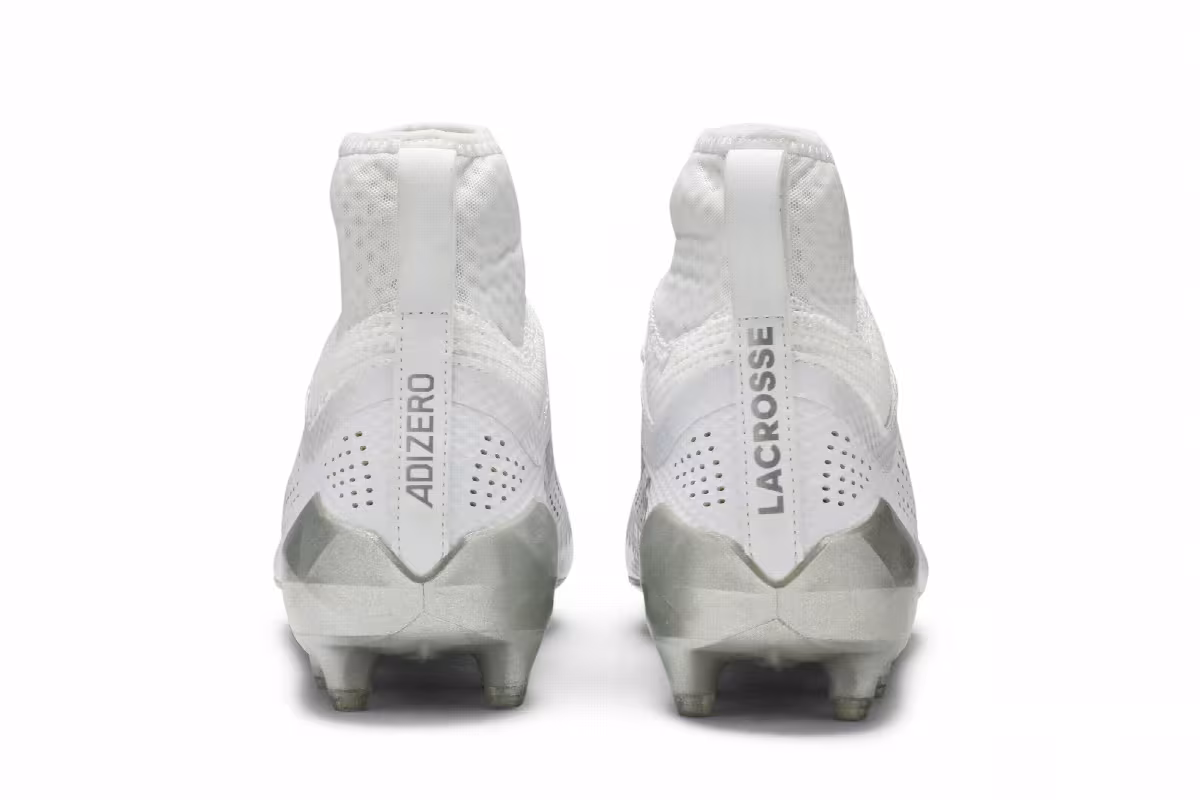 Adidas Adizero 5-Star 7.0 LAX Low White Silver Metallic, view 7