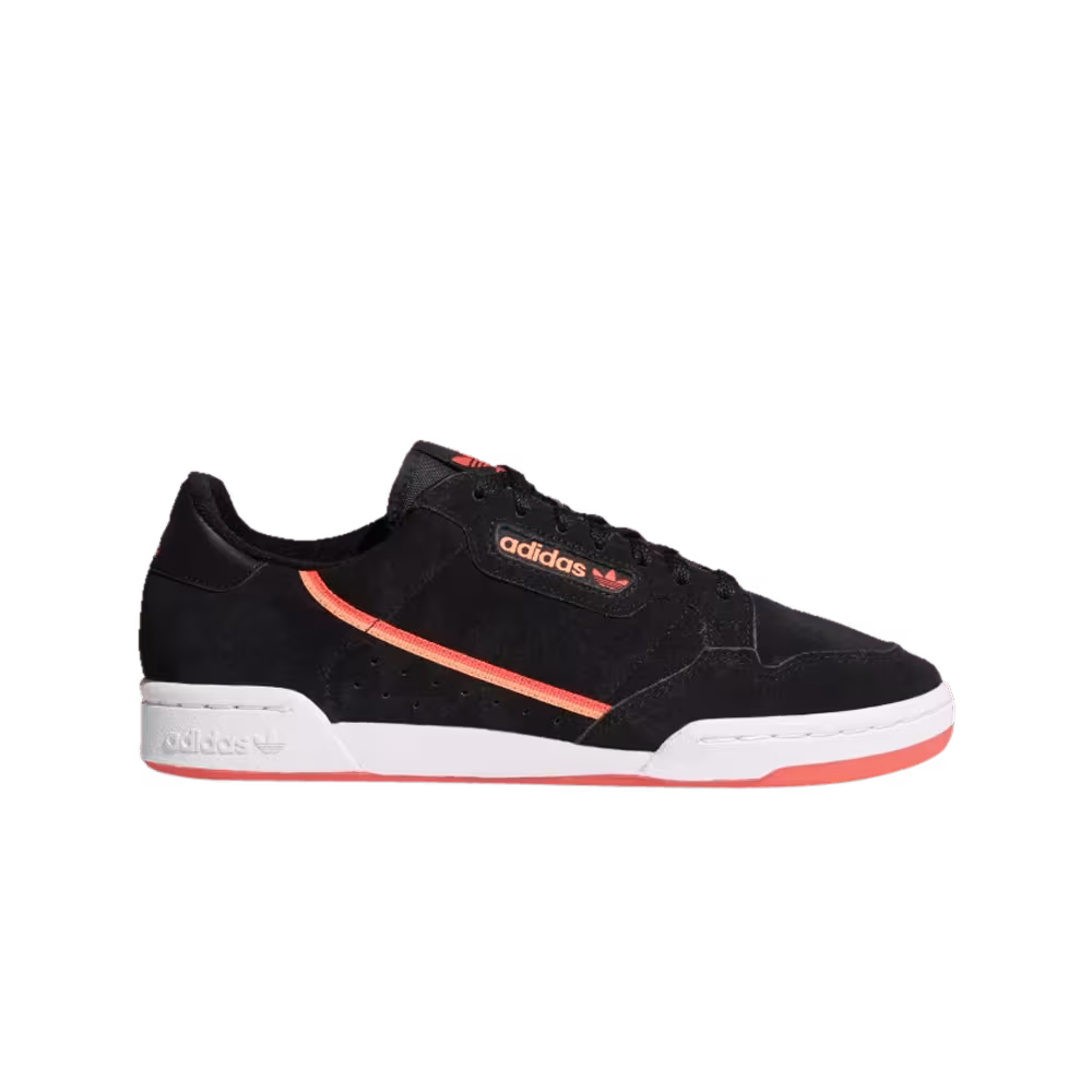 Adidas Continental 80 Suede Black Orange